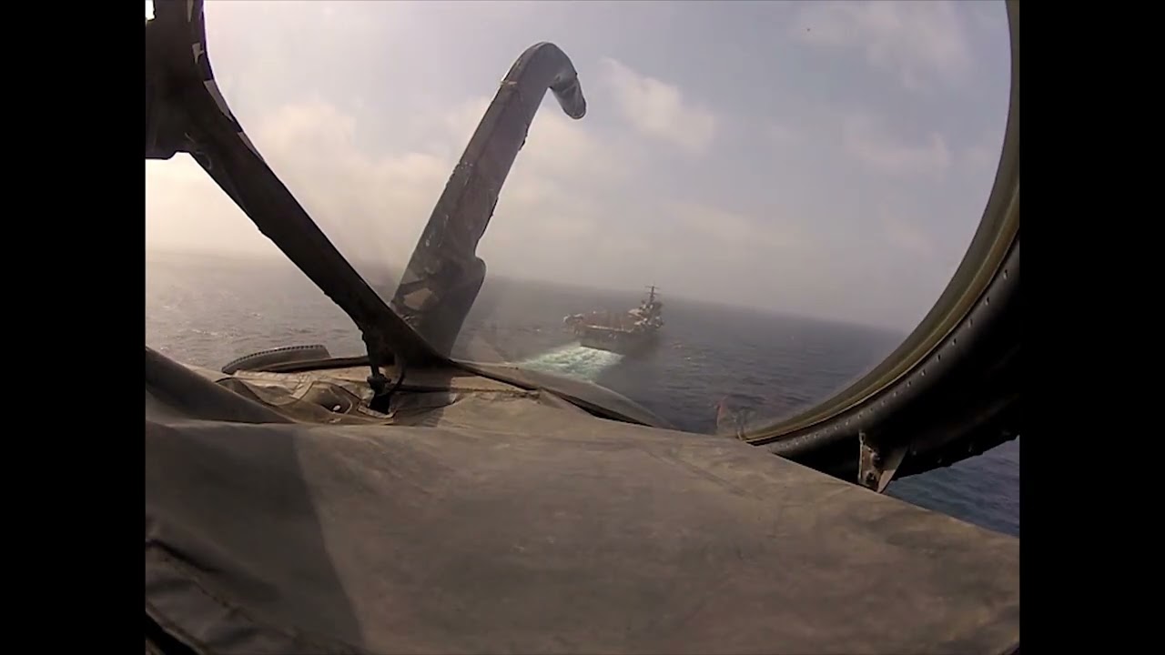 Landing on a Carrier in the day and night.