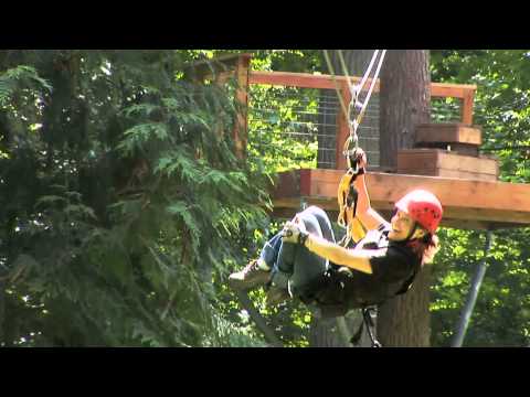 Canopy Tours NW Part 1- Zip Lining on Camano Island