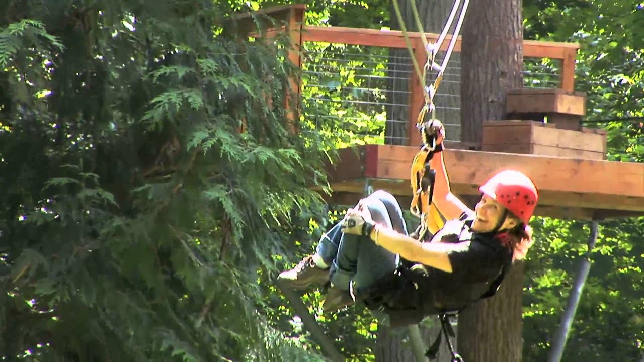 Canopy Tours NW Part 1- Zip Lining on Camano Island