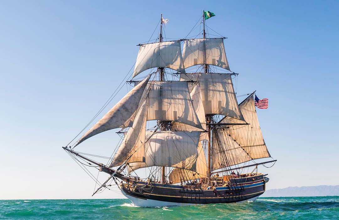Lady Washington Sails Langley Whidbey And Camano Islands