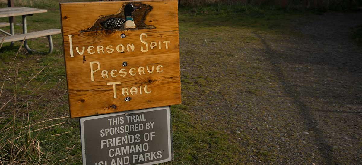 Sigh says Iverson Spit Preserve Trail