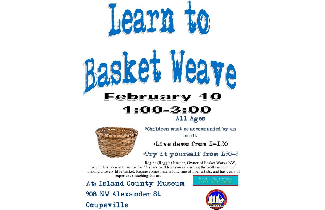 Poster shows a photo of a weaved basket and has the same information as this listing.