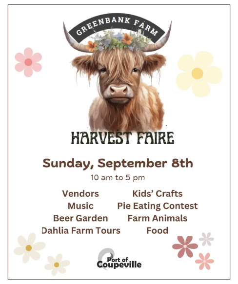 Harvest Faire poster with event details