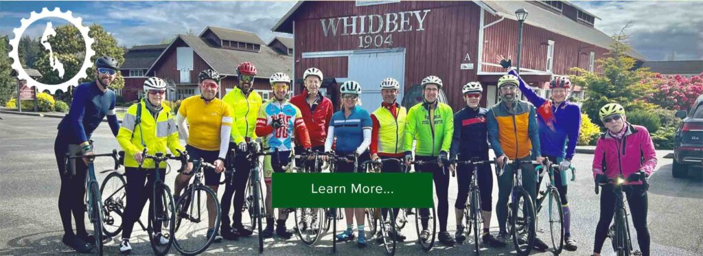 Bike Whidbey members at Green Bank Farm
