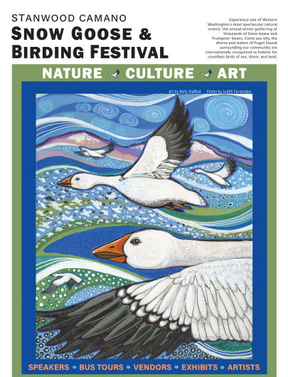 Snow goose & Birding Festival 2026 poster