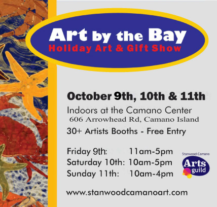 Visit the Camano Center for the annual Art by the Bay: Holiday Art and Gift Show!