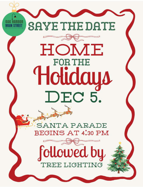 poster with the word Home for the Holidays Dec 5, 2026