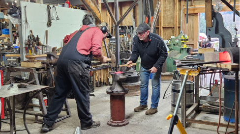 Forging Workshop from a Railroad Spike